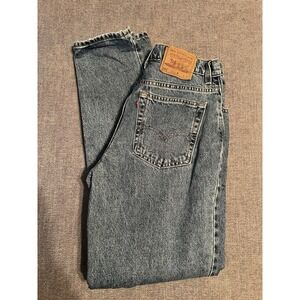 Vintage Levi's 551 Jeans Relaxed Fit Tapered Leg Women's 12 90's Made In USA